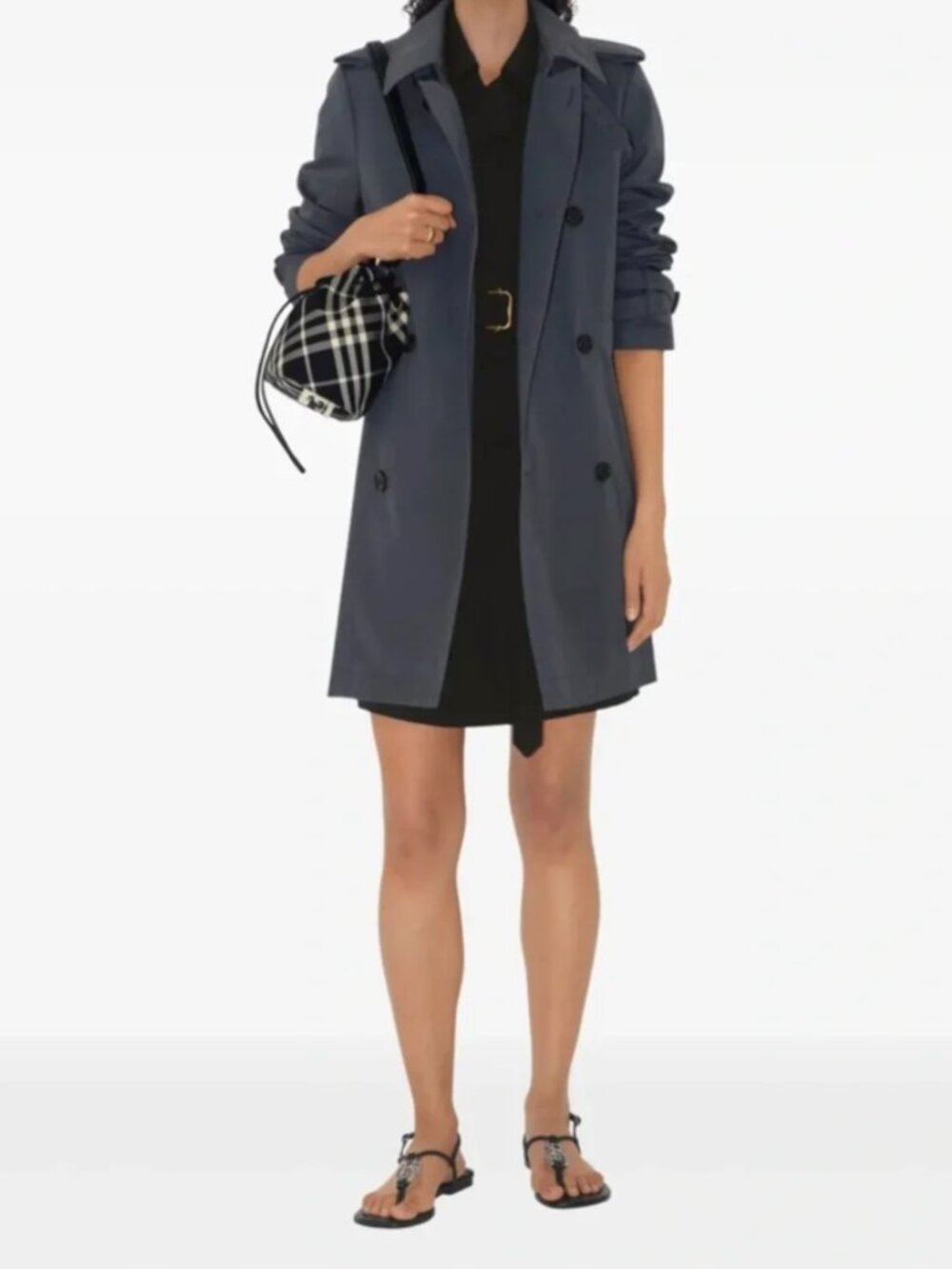 Burberry Double Breasted Trench Coat - Picture 5 of 5